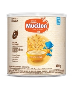 Cereal Infantil Mucilon Arroz e Aveia 400g