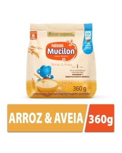 Cereal Infantil Mucilon Arroz e Aveia 360g