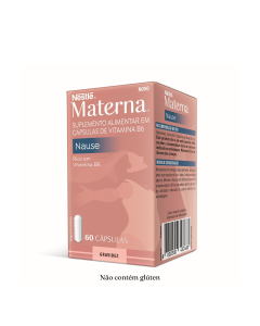 Suplemento alimentar Materna Nause com 60 cápsulas