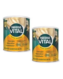 Combo Vital Baunilha 720g 40% OFF Na Segunda Lata