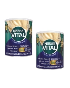 Combo Vital Noturno Baunilha 360g 40% OFF na Segunda Lata