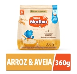 Cereal Infantil Mucilon Arroz e Aveia 360g