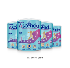Combo Ascenda Sem Sabor 800g 4 Latas