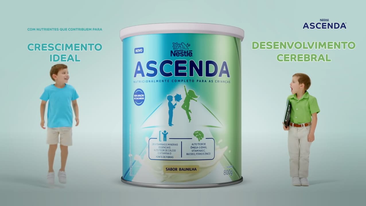 Novo ASCENDA - Apoie o desenvolvimento do seu filho com nutrientes essenciais!