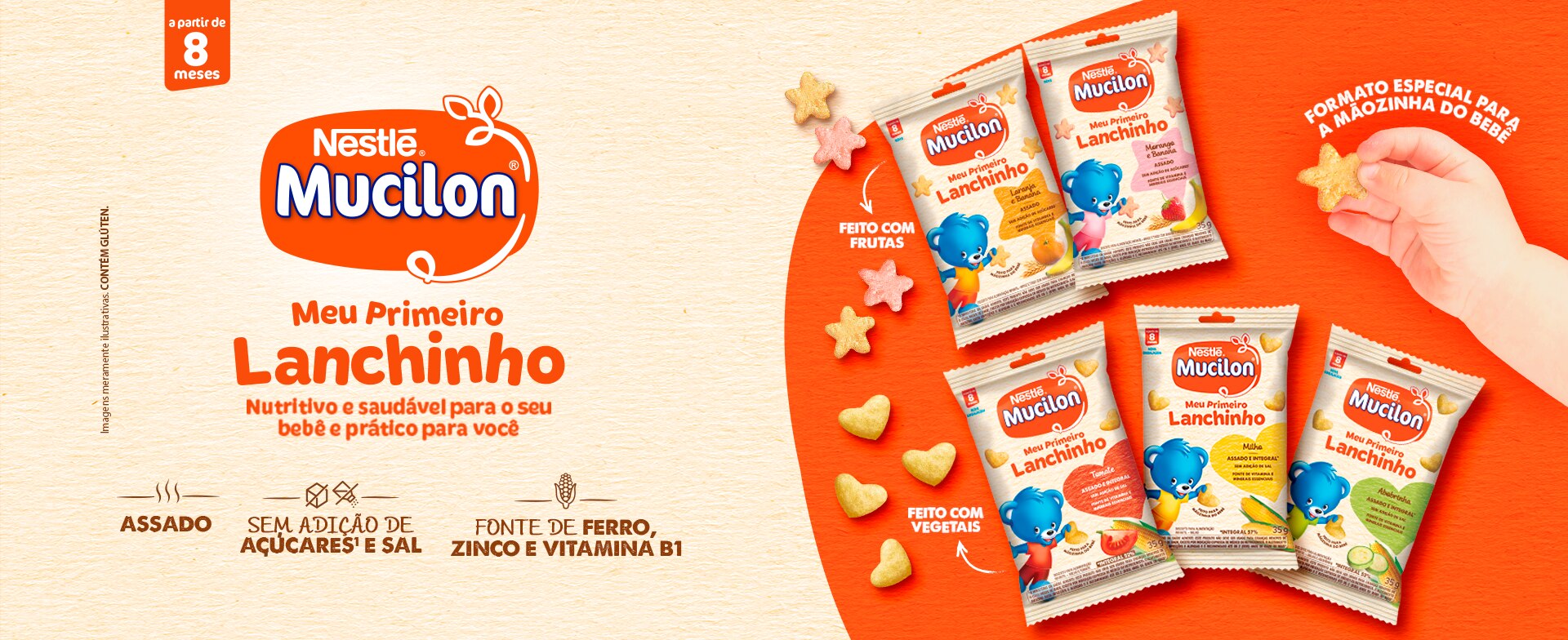 Chegou meu primeiro lanchinho